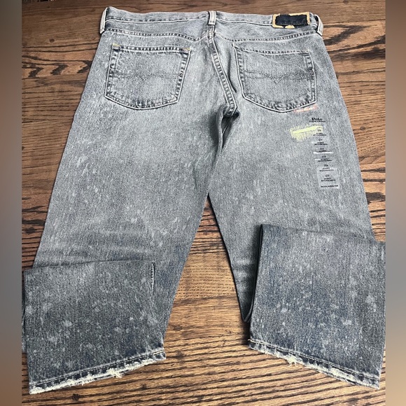 NWT Avery Boyfriend Polo Jeans w/ Lots of Stitching Patches in Pristine Shape!! - Picture 10 of 12